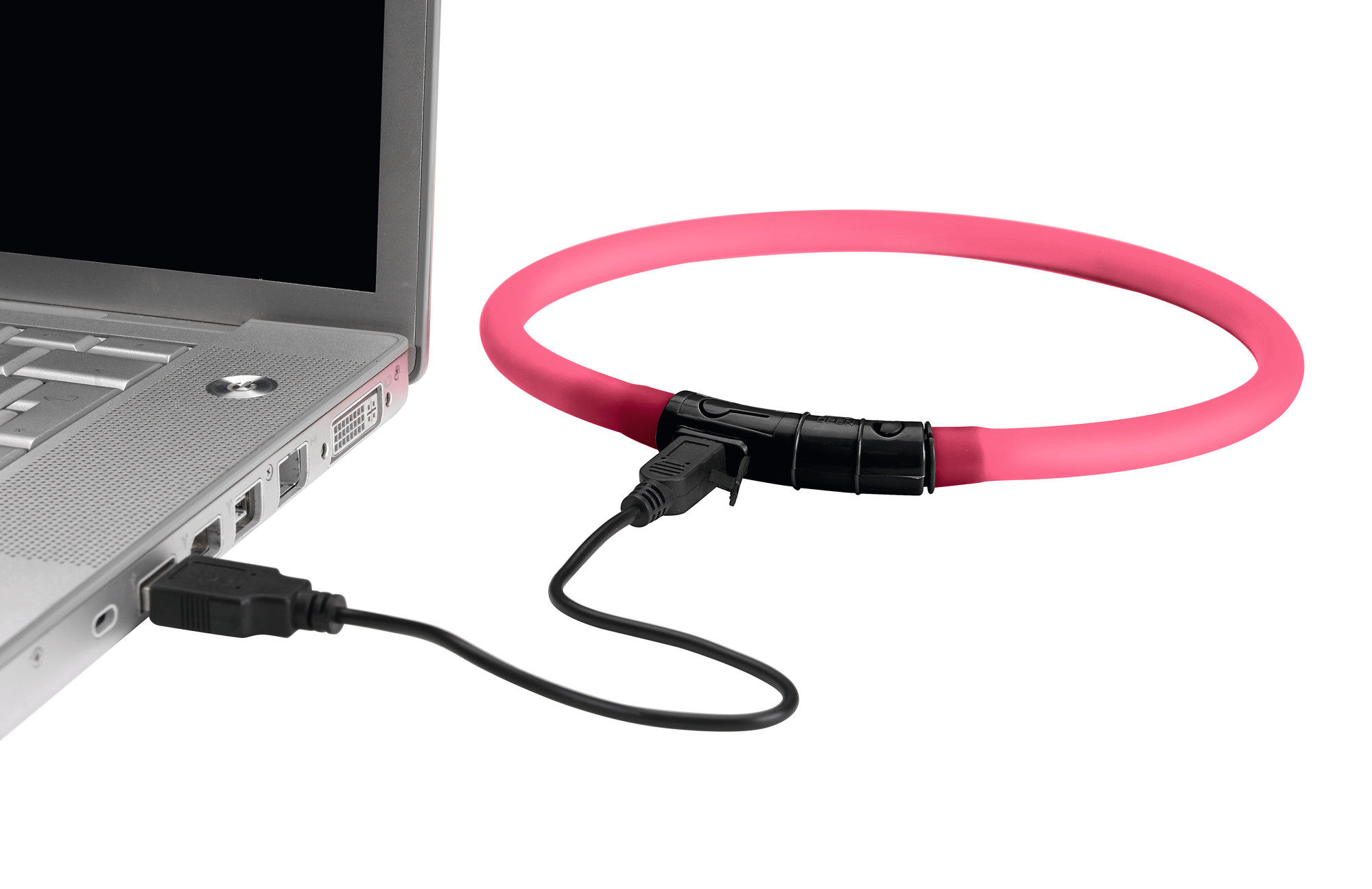 Tubo gommato luminoso LED Yukon Rosa